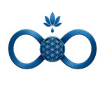 símbolo infinito con flor de vida
